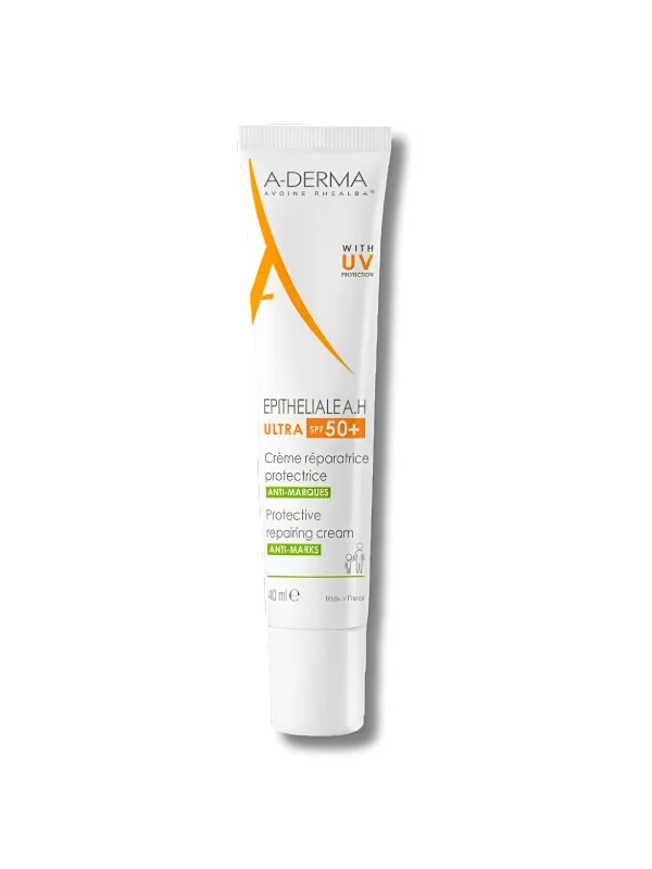 ADERMA EPITHELIALE A.H ULTRA CREME REPARATRICE ANTI MARQUES SPF50+ 40ML