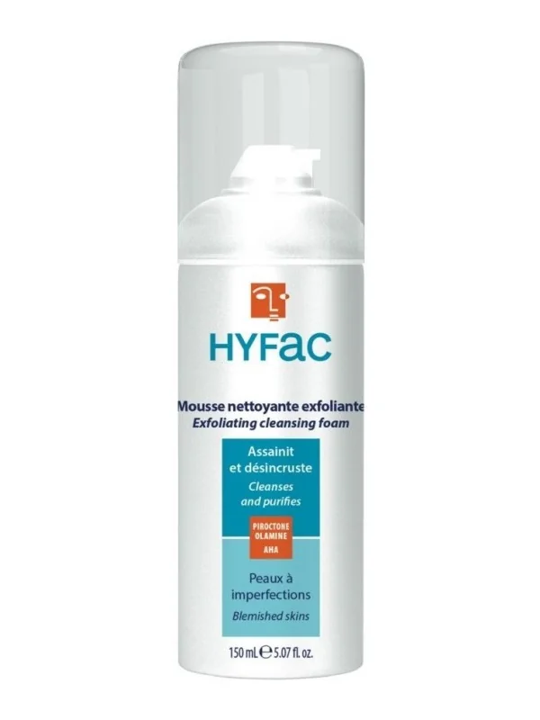 HYFAC MOUSSE NETTOYANTE EXFOLIANTE 150ML