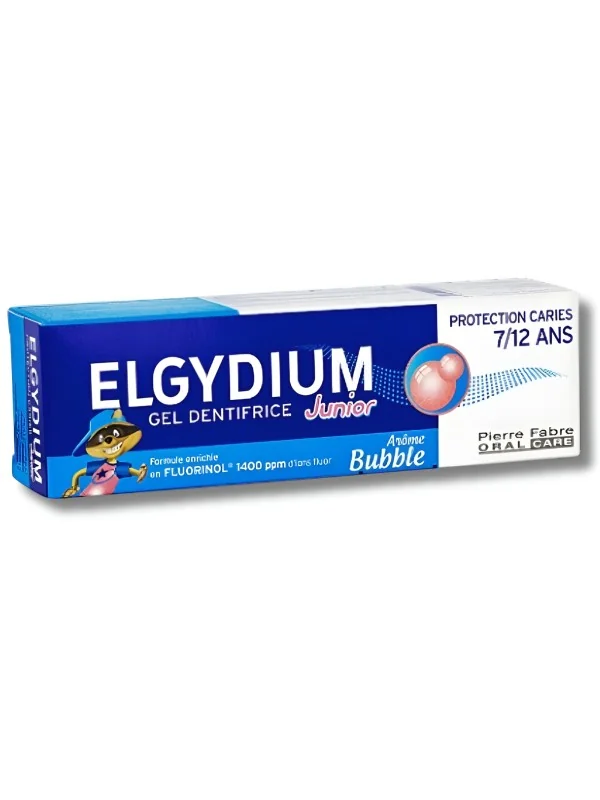 ELGYDIUM - GEL DENTIFRICE BUBBLE PROTECTION CARIES JUNIOR 50ML