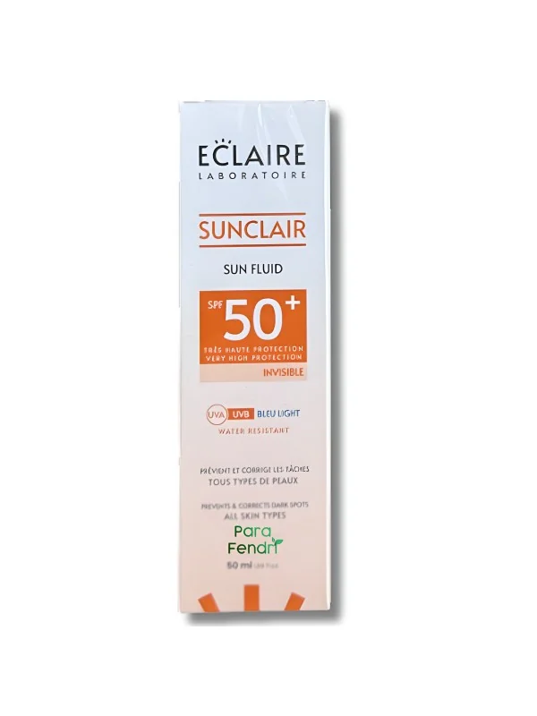 ECLAIRE SUNCLAR - ECRAN FLUIDE INVISIBLE ANTI TACHES SPF 50+ 50ML