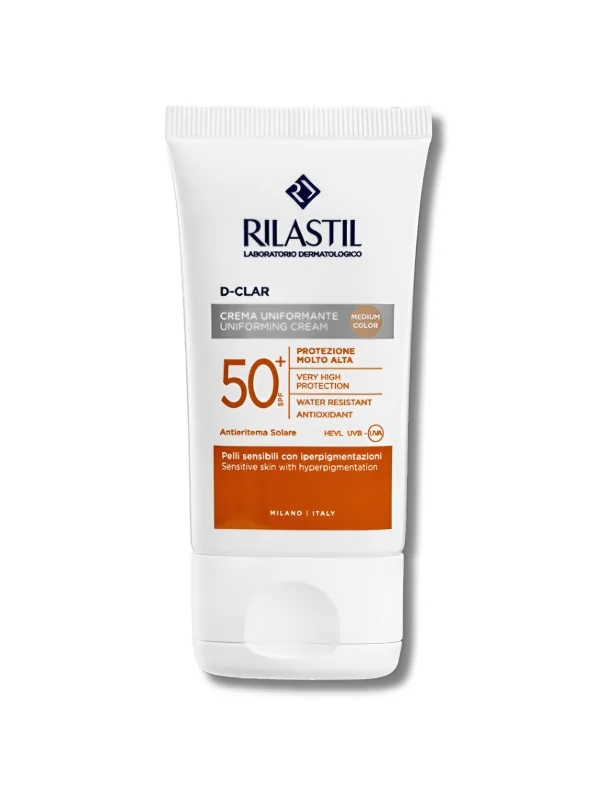 RILASTIL D-CLARV - CREME UNIFORMISANTE MEDIUM SPF50+ 50ML