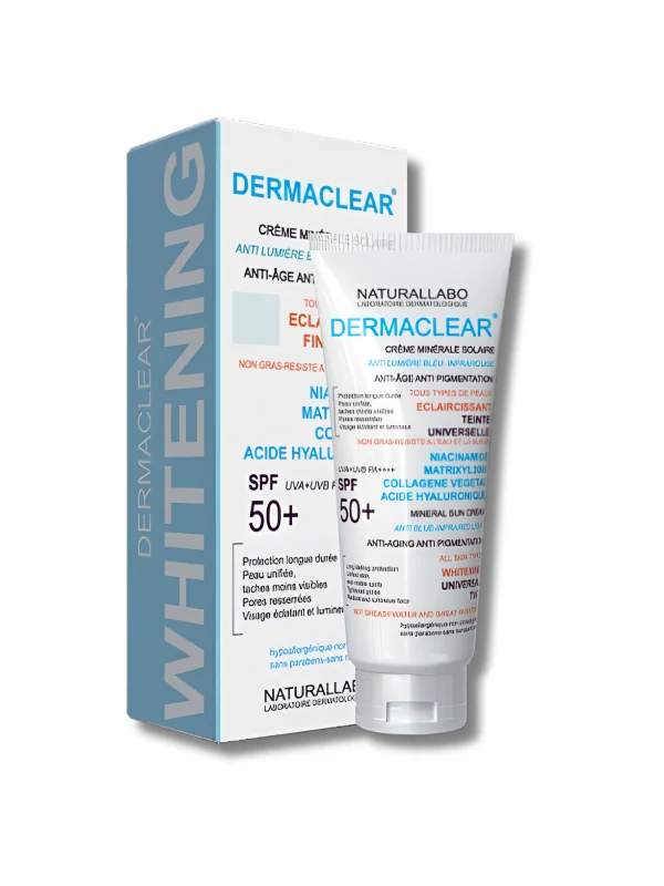 NATURALLABO DERMACLEAR - CREME SOLAIRE MINERALE INVISIBLE ANTI TACHES SPF50+ 50ML