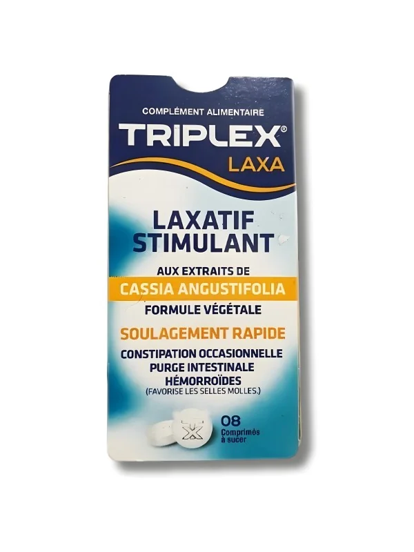 TRIPLEX LAXA - LAXATIF STIMULANT 8 COMPRIMES