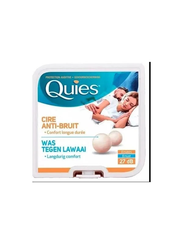 Protection Auditive à la Cire Anti-Bruit 8 Paires