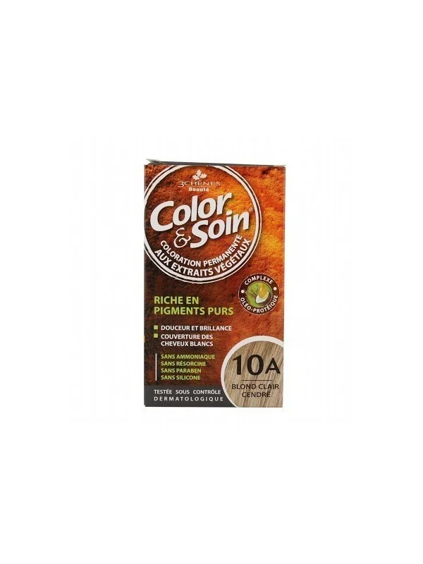 color soin blond clair cendre 10a coloration permanente