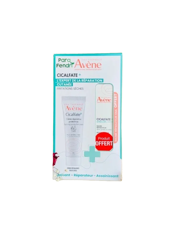 AVENE - COFFRET : CREME CICALFATE 100 ML + BAUME A LEVRES CICALFATE 10ML OFFERT