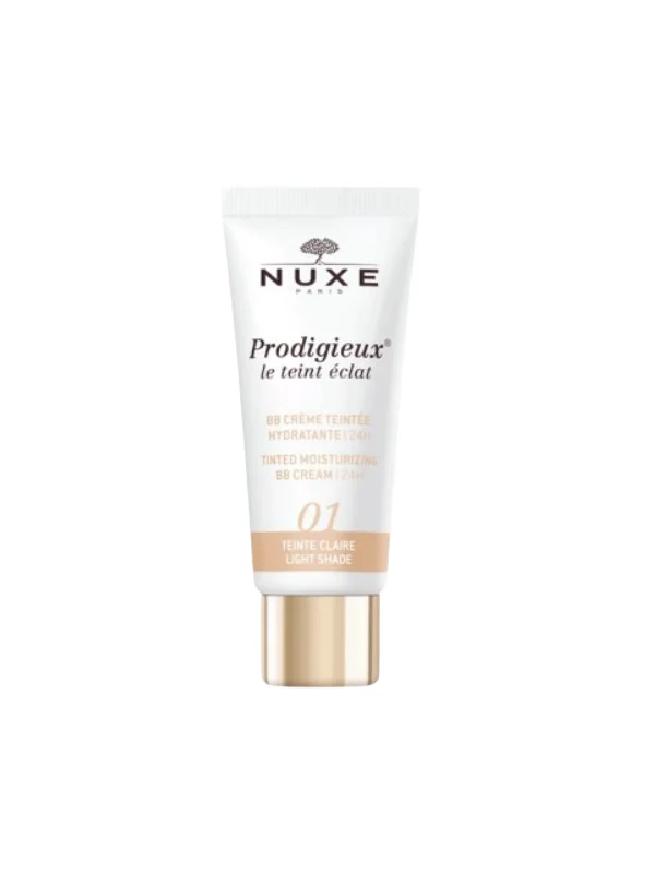 NUXE PRODIGIEUX LE TEINT ECLAT - BB CREME TEINTEE HYDRAATNTE 01 LIGHT 30ML