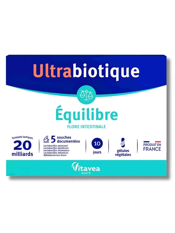 VITAVEA - ULTRABIOTIQUE EQUILIBRE BALANCE 10 GELULES