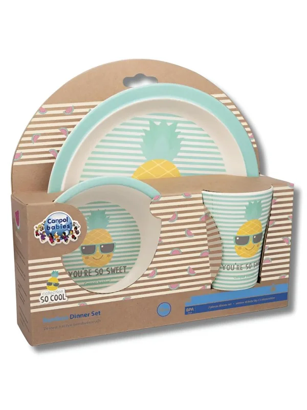 CANPOL - SET DE TABLE 3 PIECES SO COOL REF 9/226