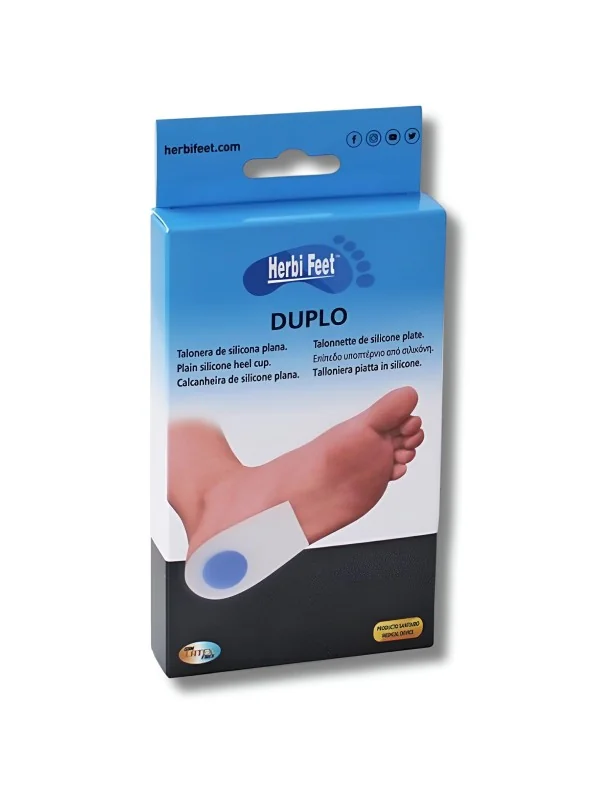 HERBI FEET - TALONNETTE EN SILICONE PLATE DUPLO TAILLE M