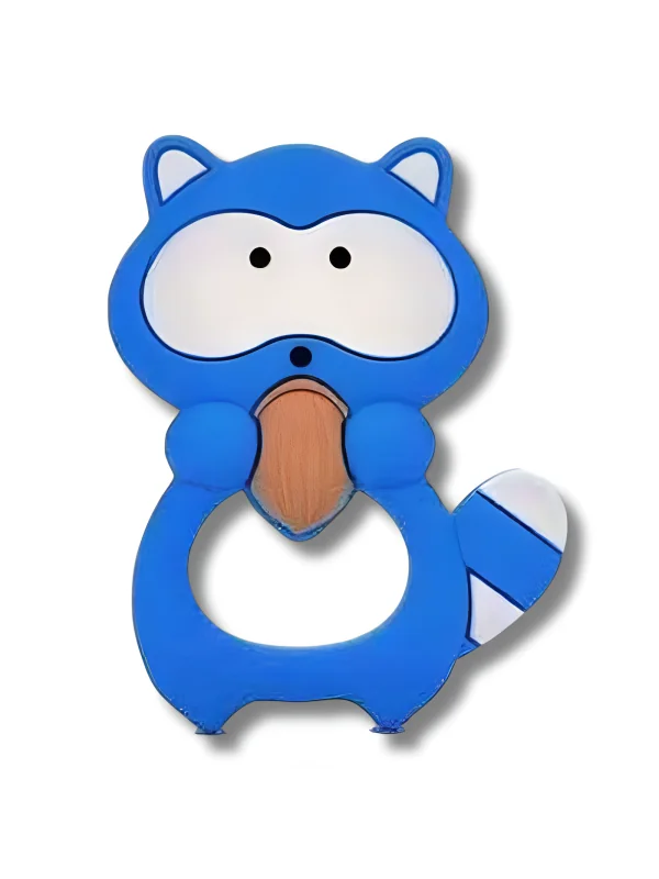 BABY PUR - ANNEAU DE DENTITION RACOON +4MOIS