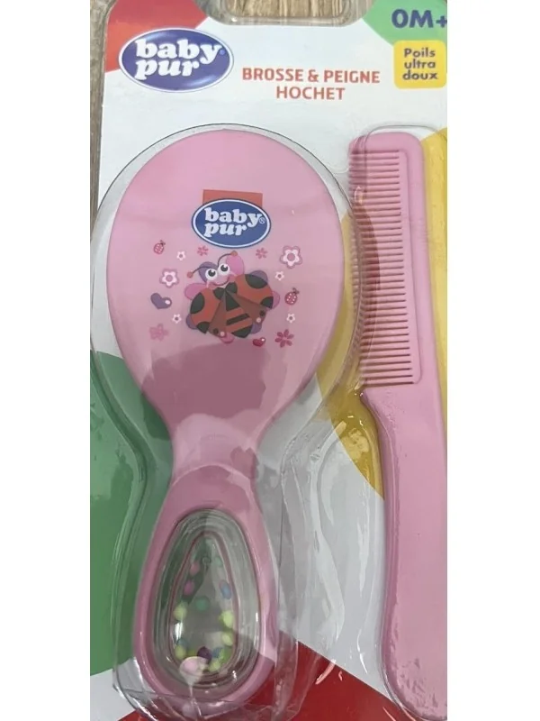 BABY PUR BROSSE ET PEIGNE HOCHET 0M+